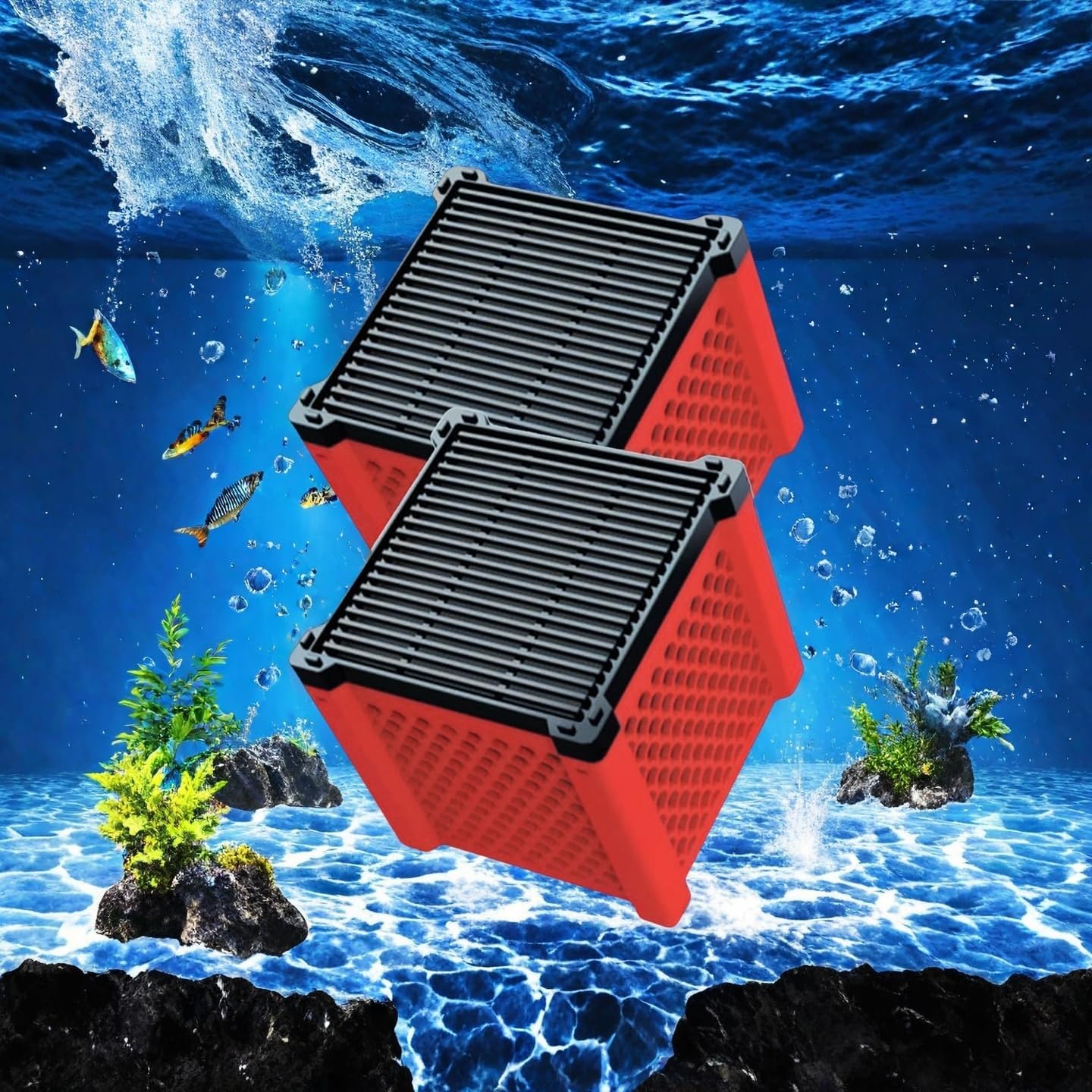 Fish Aquarium Carbon Cube Filter